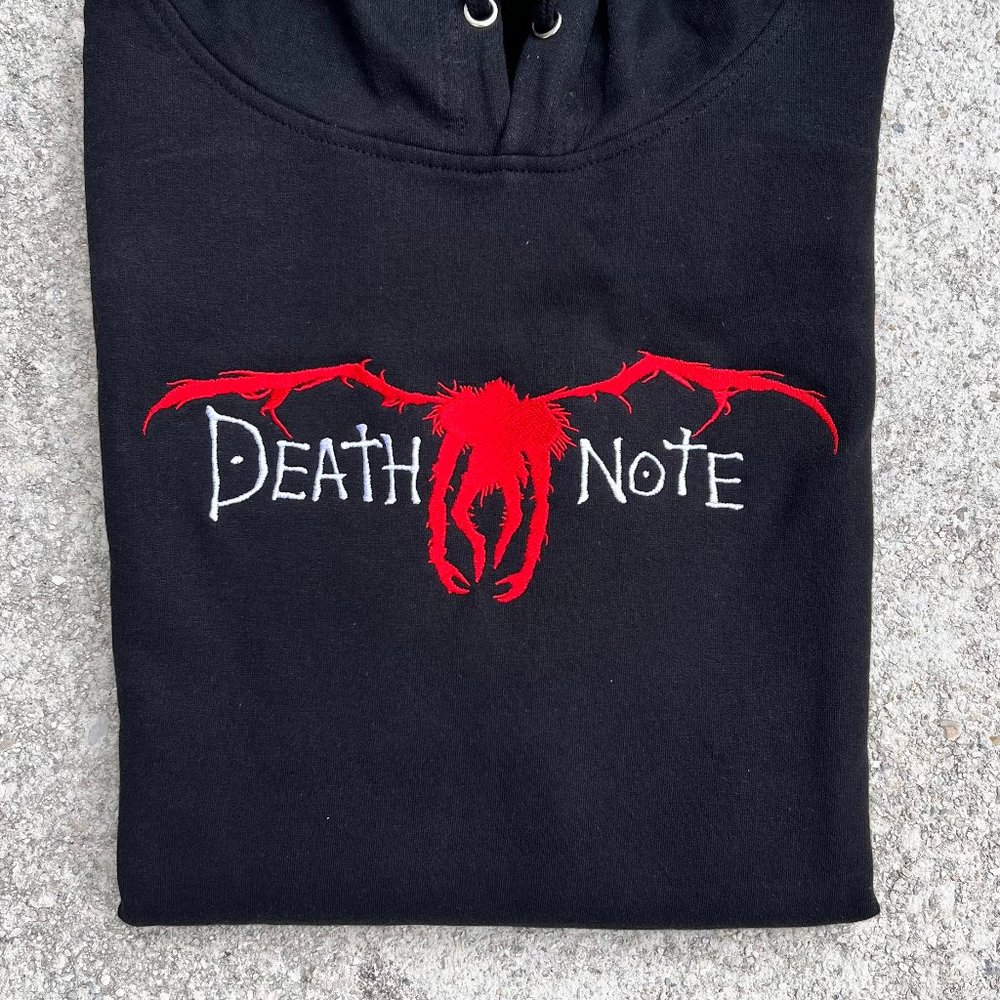 DEATH note HOODIE embroidered